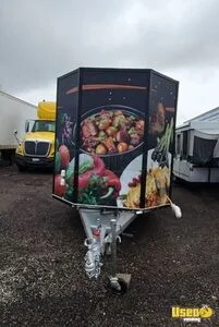 2024 Concession Trailer Concession Trailer Stainless Steel Wall Covers Ontario for Sale