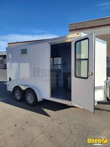 2024 Concession Trailer Concession Trailer Stainless Steel Wall Covers Utah for Sale