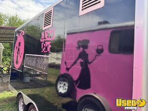 2024 Concession Trailer Kitchen Food Trailer Exterior Customer Counter Texas for Sale