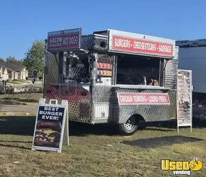2024 Custom Designed Kitchen Food Trailer Concession Window Texas Gas Engine for Sale