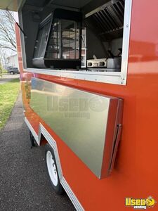 2024 Custom Food Trailer Kitchen Food Trailer Diamond Plated Aluminum Flooring New Jersey for Sale