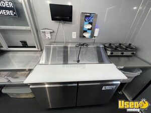 2024 Custom Food Trailer Kitchen Food Trailer Upright Freezer Alabama for Sale
