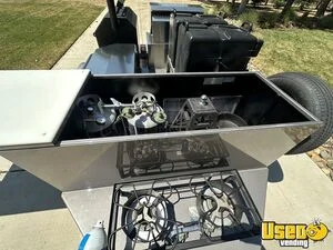 2024 Custom Santa Fe Open Bbq Smoker Trailer 11 California for Sale