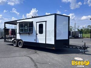 2024 Empty Food Concession Trailer Concession Trailer Interior Lighting Georgia for Sale