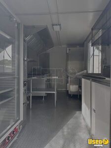 2024 Enc Kitchen Food Trailer Diamond Plated Aluminum Flooring Texas for Sale
