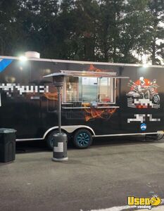 2024 Enclosed Trailer 20' Kitchen Food Trailer Removable Trailer Hitch Texas for Sale