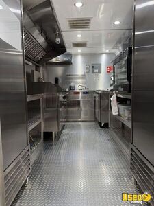 2024 Enclosed Trailer Kitchen Food Trailer Diamond Plated Aluminum Flooring Florida for Sale