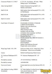 2024 Enclosed Trailer Kitchen Food Trailer Stovetop Florida for Sale