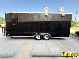 2024 Enclosed Trailer Kitchen Food Trailer Upright Freezer Texas for Sale