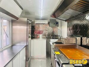 2024 Exp16x8 Kitchen Food Trailer Diamond Plated Aluminum Flooring Texas for Sale