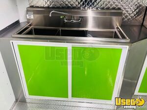 2024 Exp18x8 Kitchen Food Trailer Triple Sink Texas for Sale