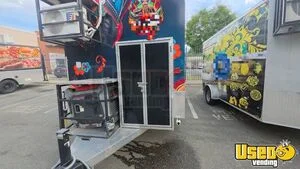 2024 Food Concession Trailer Concession Trailer Diamond Plated Aluminum Flooring North Carolina for Sale