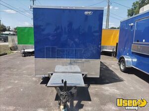 2024 Food Concession Trailer Concession Trailer Stainless Steel Wall Covers Florida for Sale