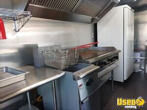 2024 Food Concession Trailer Kitchen Food Trailer Diamond Plated Aluminum Flooring Florida for Sale