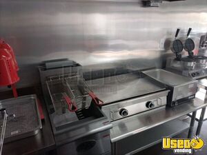 2024 Food Concession Trailer Kitchen Food Trailer Diamond Plated Aluminum Flooring Florida for Sale