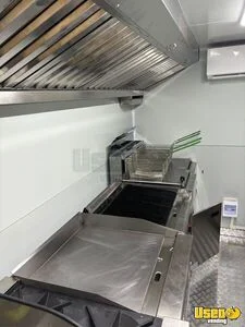 2024 Food Concession Trailer Kitchen Food Trailer Diamond Plated Aluminum Flooring Florida for Sale