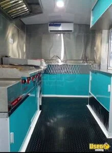 2024 Food Concession Trailer Kitchen Food Trailer Diamond Plated Aluminum Flooring Missouri for Sale