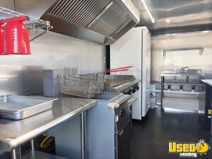 2024 Food Concession Trailer Kitchen Food Trailer Stainless Steel Wall Covers Florida for Sale