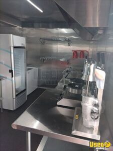 2024 Food Concession Trailer Kitchen Food Trailer Stainless Steel Wall Covers Florida for Sale