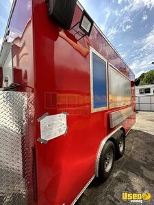 2024 Food Concession Trailer Kitchen Food Trailer Stainless Steel Wall Covers Florida for Sale