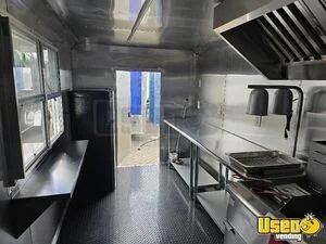 2024 Food Concession Trailer New Build Food Trailer Diamond Plated Aluminum Flooring Florida for Sale
