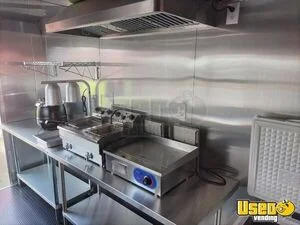 2024 Food Concession Trailer New Build Food Trailer Exterior Customer Counter Florida for Sale