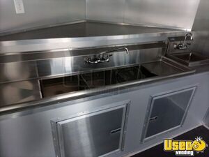 2024 Food Concession Trailer With Porch Barbecue Food Trailer Insulated Walls Florida for Sale