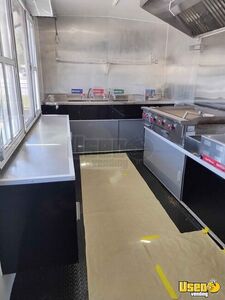 2024 Food Trailer Concession Trailer Diamond Plated Aluminum Flooring Georgia for Sale