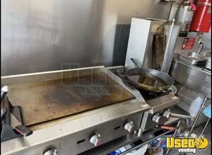 2024 Food Trailer Kitchen Food Trailer Diamond Plated Aluminum Flooring Texas for Sale