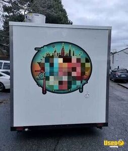 2024 Food Trailer Kitchen Food Trailer Prep Station Cooler Florida for Sale