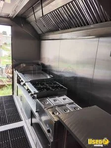 2024 Food Trailer Kitchen Food Trailer Stainless Steel Wall Covers Texas for Sale