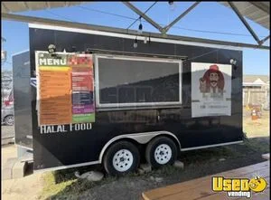 Lightly Used! 2024 Kitchen Food Concession Trailer with Pro Fire System for Sale in Texas!