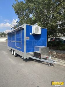 2024 Food Van Concession Trailer Stainless Steel Wall Covers Utah for Sale