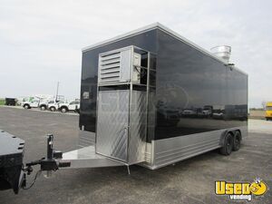 2024 Food Vending Trailer Concession Trailer Stainless Steel Wall Covers Ohio for Sale