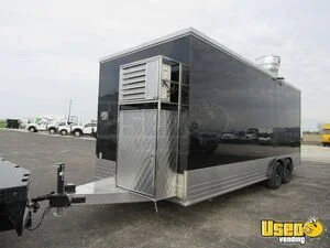 2024 Food Vending Trailer Concession Trailer Stainless Steel Wall Covers Ohio for Sale