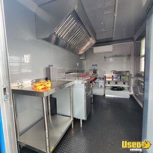 2024 Freedom Trailer Kitchen Food Trailer Diamond Plated Aluminum Flooring Florida for Sale