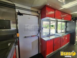 2024 F&s8.5x18 Kitchen Food Trailer Diamond Plated Aluminum Flooring New Jersey for Sale