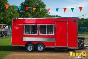 2024 F&s8.5x18 Kitchen Food Trailer New Jersey for Sale