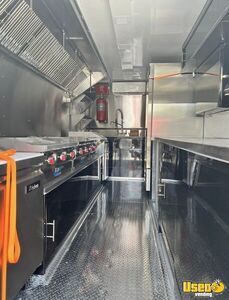 2024 Grup Kitchen Food Trailer Diamond Plated Aluminum Flooring Texas for Sale