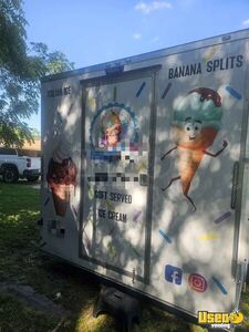 2024 Ice Cream Trailer Ice Cream Trailer Exterior Customer Counter Texas for Sale