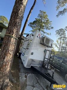 2024 Kitchen Food Trailer Diamond Plated Aluminum Flooring Texas for Sale