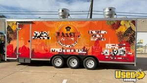 2024 Kitchen Food Trailer Exterior Customer Counter Texas for Sale