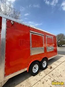2024 8' x 18' Kitchen Food Concession Trailer with Pro Fire System for Sale in Texas!