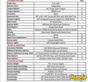 2024 Kitchen Food Trailer Propane Tank Oklahoma for Sale