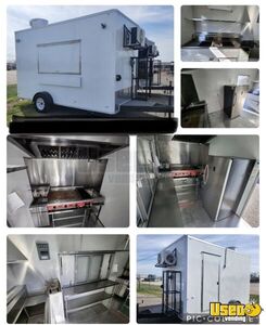 2024 Kitchen Food Trailer Refrigerator Texas for Sale