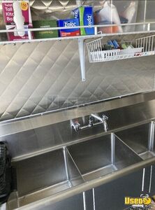 2024 Kitchen Food Trailers Kitchen Food Trailer Diamond Plated Aluminum Flooring Oregon for Sale