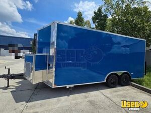 2024 Kitchen Trailer Concession Trailer Stainless Steel Wall Covers Florida for Sale