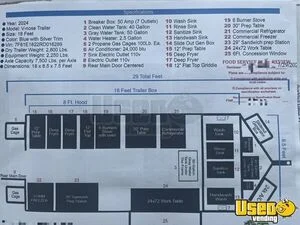 2024 Kitchen Trailer Concession Trailer Stovetop Florida for Sale