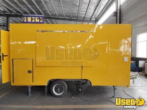 2024 Kitchen Trailer Kitchen Food Trailer Diamond Plated Aluminum Flooring California for Sale