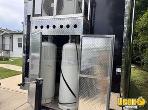 2024 Kitchen Trailer Kitchen Food Trailer Diamond Plated Aluminum Flooring Florida for Sale